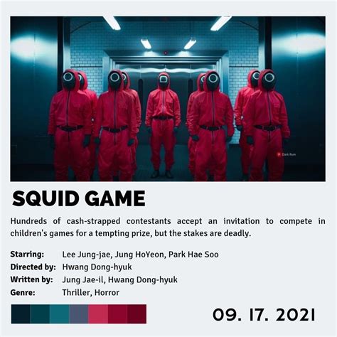 squid game color palette|Squiddygames Color Palette.